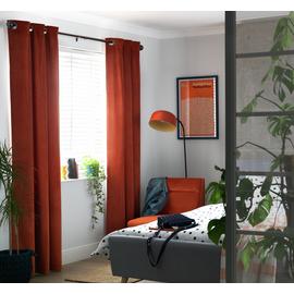 Habitat Cord Lined Eyelet Curtains
