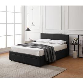 Argos Home Lavendon 4 Drawer Kingsize Bed Frame - Black