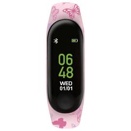 Tikkers Kids Butterfly Pink Smart Activity Tracker