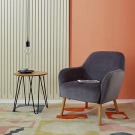 Habitat Lockie Metal Ceiling Light Fitting - Black