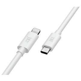 Juice 2m Lightning to Type C Charge Cable - White