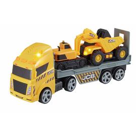 Chad Valley JCB Construction Transporter with Mini Vehicles