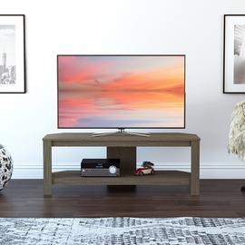 AVF Wood Effect Up to 55 Inch TV Stand - Grey