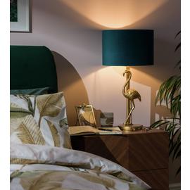 Habitat Velvet Easy Fit Lampshade - 30cm