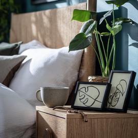 Habitat Aluminus 2 Pack Black Metal Picture Frames - 4x6"