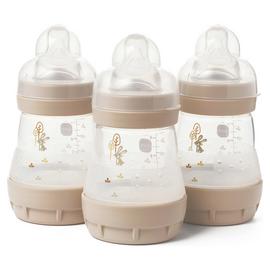 MAM Easy Start Anti-Colic 160ml Baby Bottles 3 Pack White