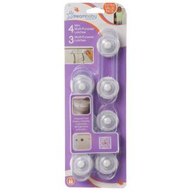 Dreambaby Multi-Purpose Latches (Lge-Sml) - Extra Value 7Pk