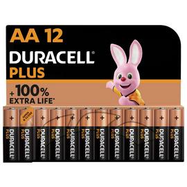 Duracell Plus Alkaline AA Batteries - Pack of 12