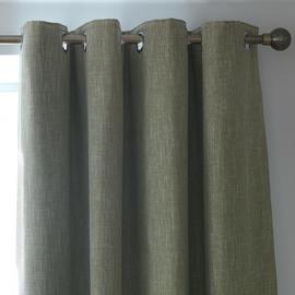 Habitat Blackout Thermal Linen Look Eyelet Curtains