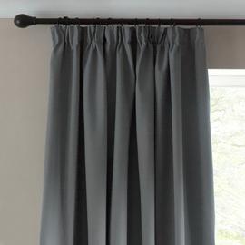 Habitat Blackout Plain Pencil Pleat Curtains