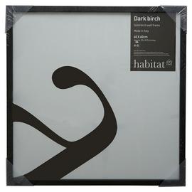 Habitat Dark Birch Black Wooden Picture Frame - 24x24"