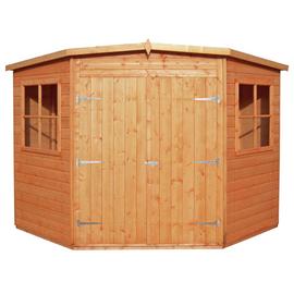 Shire Wooden Shiplap 2 Glazed Windows Shed – 7 x 7ft