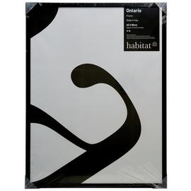 Habitat Ontario Black Wooden Picture Frame - 24x31"
