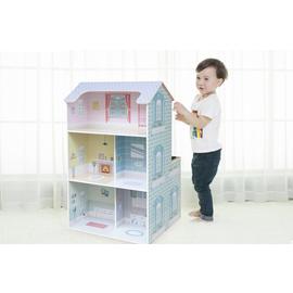 Cocoland 2-In-1 Dolls House and Kitchen