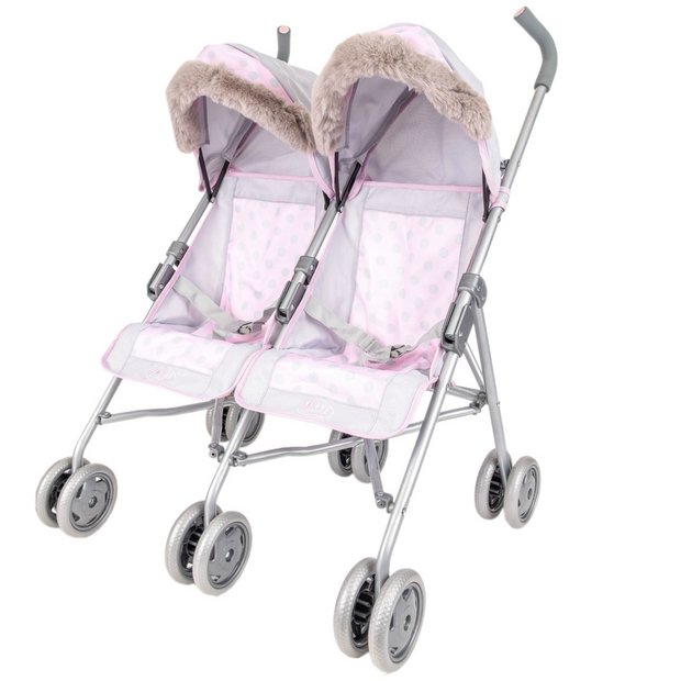 Side By Side Twin Doll Stroller