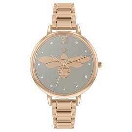 Spirit Ladies Rose Gold Colour Bee Design Bracelet Watch