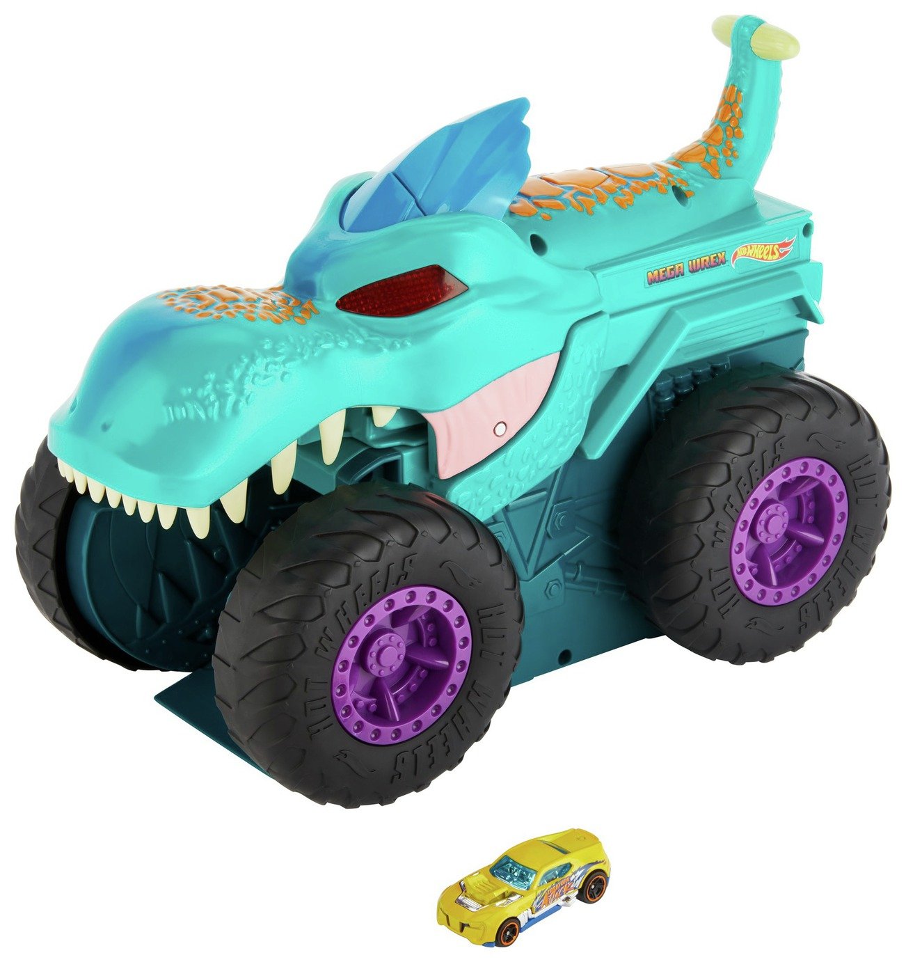 Hot Wheels Monster Trucks Car Chompin' Mega Wrex Vehicle