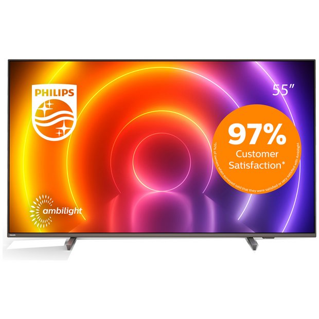 Buy Philips 55 Inch 55PUS8106 4K UHD LED Ambilight TV Televisions |