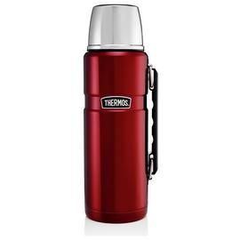 Thermos Stainless King Red Flask - 1.2L