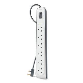 Belkin 6 Socket 2m Surge Protected Extension Lead