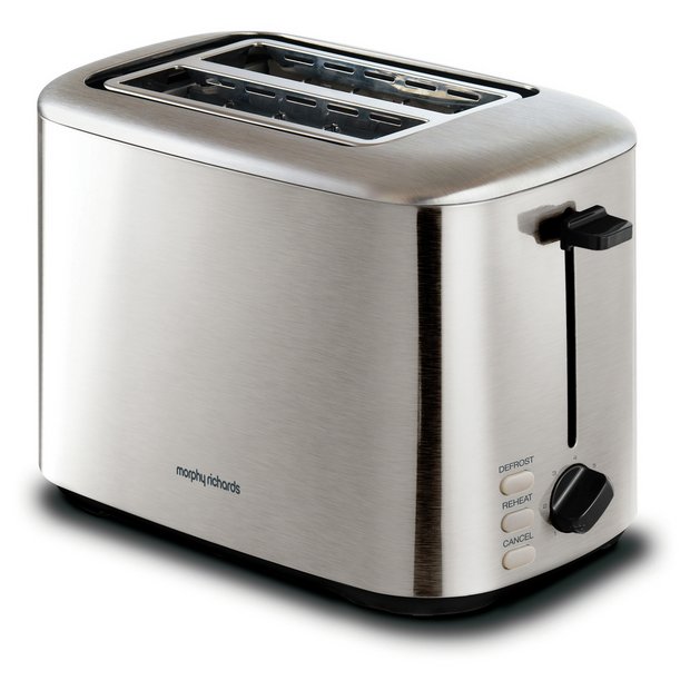 Stainless steel shop 2 slice toaster