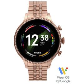 Fossil Ladies Gen 6 Rose Gold Bracelet Smart Watch