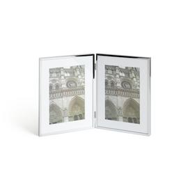 Habitat Double Aperture Metal Picture Frame - Silver