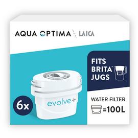 Aqua Optima Evolve Plus Water Filter Cartridges - Pack of 6