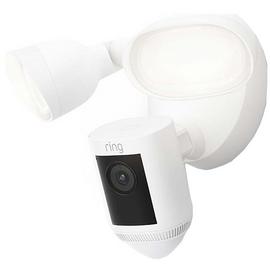 Ring Floodlight Wired Pro Cam Security Camera CCTV - White