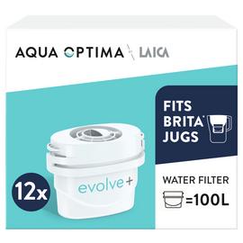 Aqua Optima Evolve Plus Water Filter Cartridges - Pack of 12