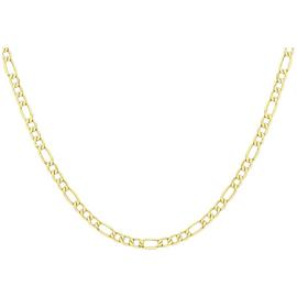 Revere 9ct Yellow Gold Italian Figaro Link 20 Inch Chain