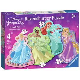 Disney Princess 4 Large Shaped Jigsaw Puzzle