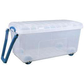 Really Useful 160L Heavy Duty Trunk with Handles - Clear