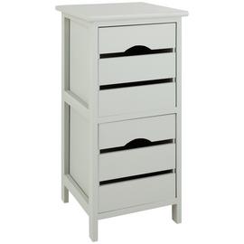 Argos Home 2 Drawer Wooden Storage Unit - Grey