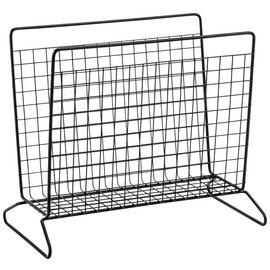 Argos Home Metal Wire Magazine Rack - Black