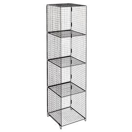 Argos Home Metal 4 Tier Wire Tower - Black