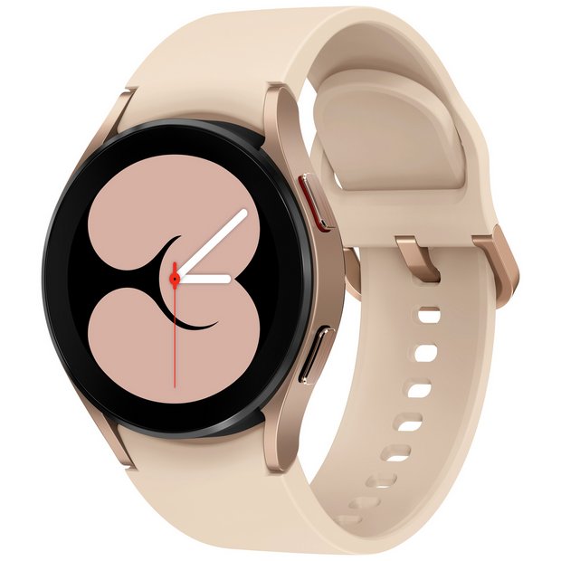 Buy Samsung Galaxy Watch4 40mm Aluminium Smart Watch Pink Gold