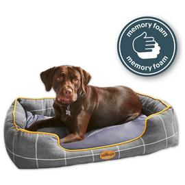 Silentnight Impress Memory Foam Pet Bed Grey - Large