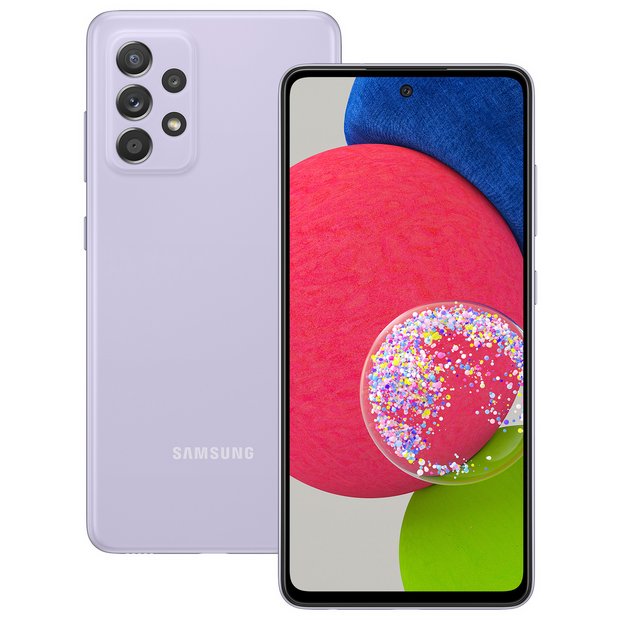 Buy SIM Free Samsung Galaxy A52s 5G 128GB Mobile Phone - Violet | SIM free phones | Argos