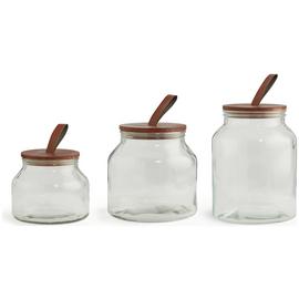 Habitat Set of 3 Glass Jar Set