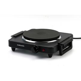 Cookworks 1500W Table Top Single Hotplate Hob
