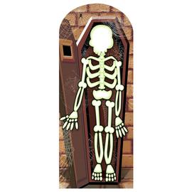 Star Cutouts Skeleton Stand In Cardboard Cutout