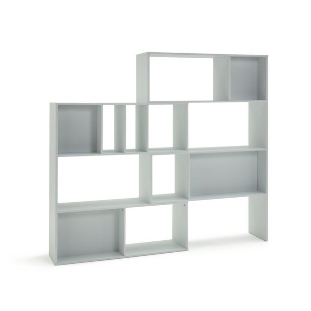 Tall white cube store storage unit