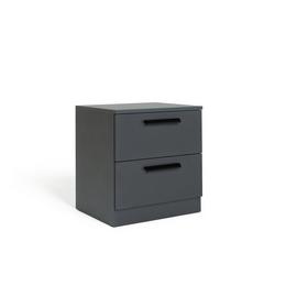 Habitat Munich 2 Drawer Bedside Table