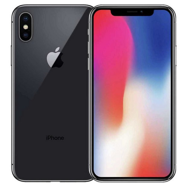 Buy SIM Free Refurbished iPhone X 64GB Mobile Phone Space Grey