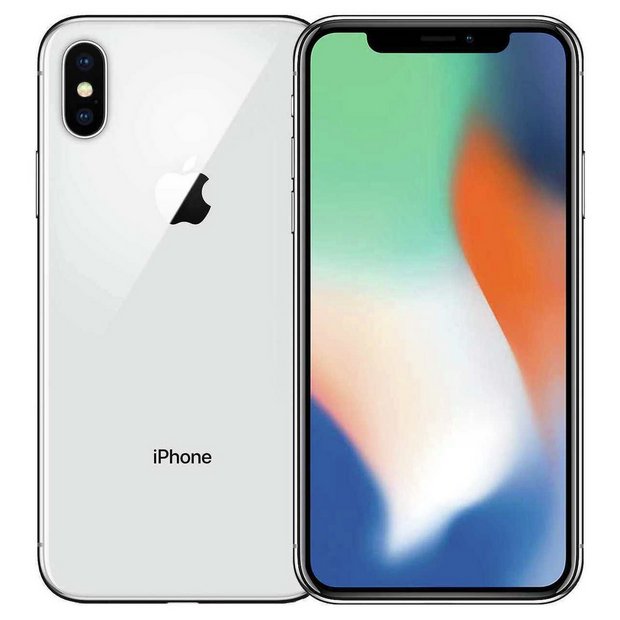 Buy SIM Free Refurbished iPhone X 64GB Mobile Phone - Silver | Refurbished  mobile phones | Argos