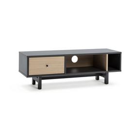 Habitat Jadon 1 Drawer TV Unit - Dark Grey & Oak