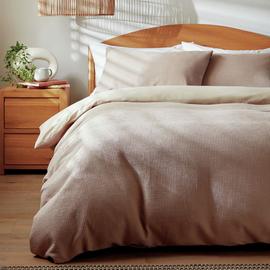 Habitat Cotton Waffle Neutral Bedding Set