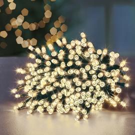 Premier Decorations Warm White LED Christmas Tree Lights