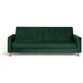 Habitat Brooks Fabric 3 Seater Clic Clac Sofa Bed - Green